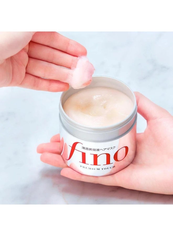 Fino ​Fino Premium Touch Hair Mask 230g - Japanese Hair Repair Treatment for Dry & Damaged Hair - 100% Original - Image 5